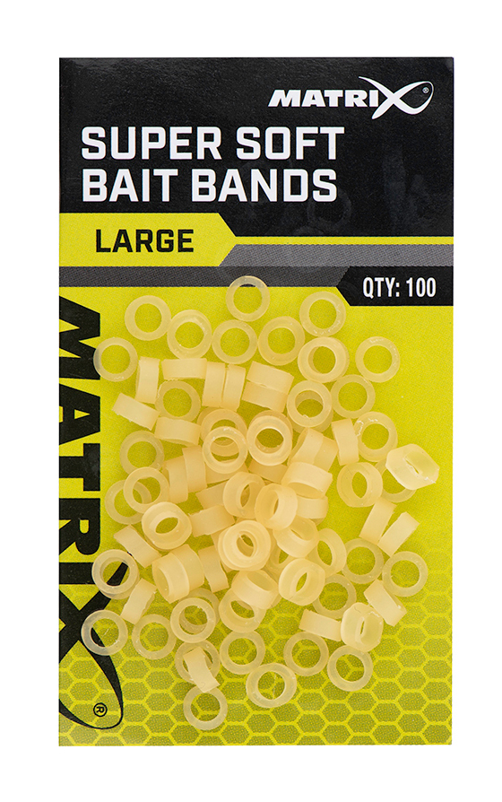 Matrix Super Soft Bait Bands (100 stuks)