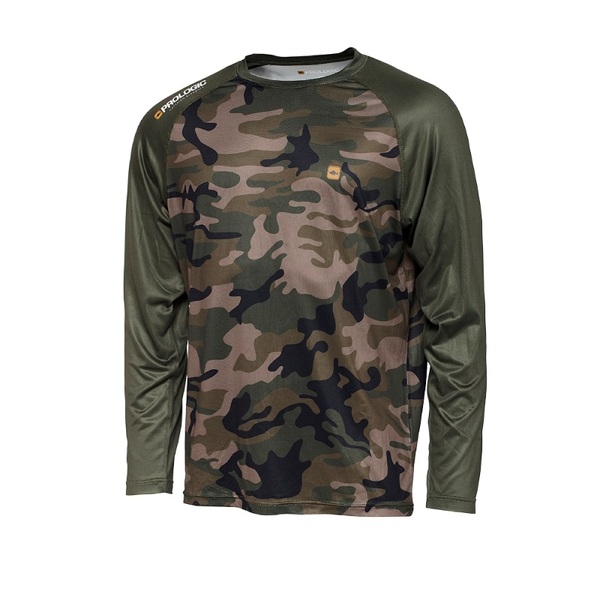 Prologic UV Camo Long Sleeve T-Shirt Camo/Green