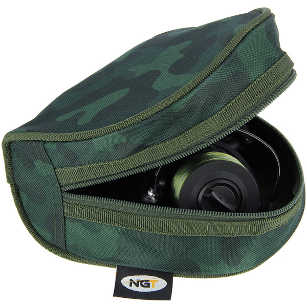 NGT Camo Padded Reel Case