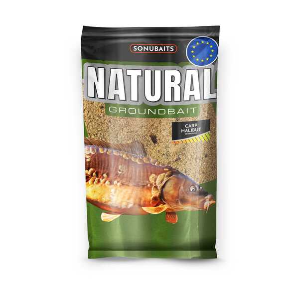 Sonubaits Natural Carp Halibut Groundbait (1kg)