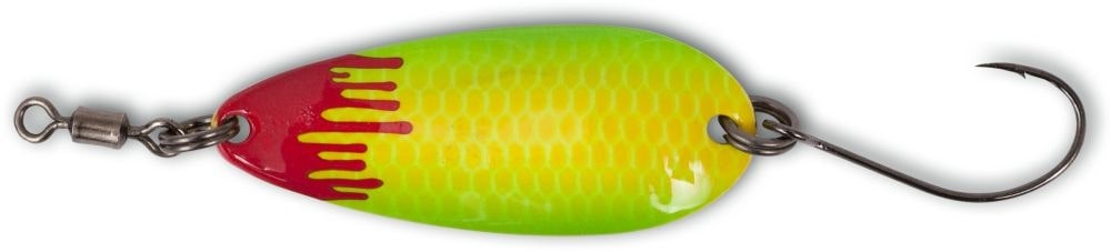 Magic Trout Bloody Shoot Spoon Lepel 3,5cm (3g) - Yellow/Green