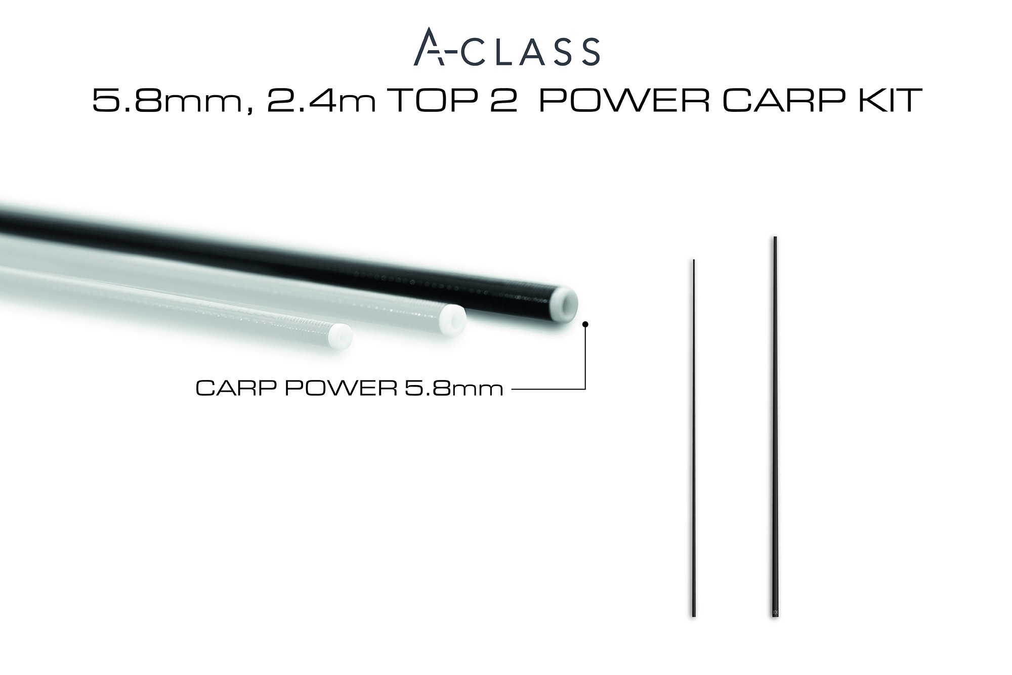 Guru Generic Carp Power Kit 5.8mm Top 2 2.4m