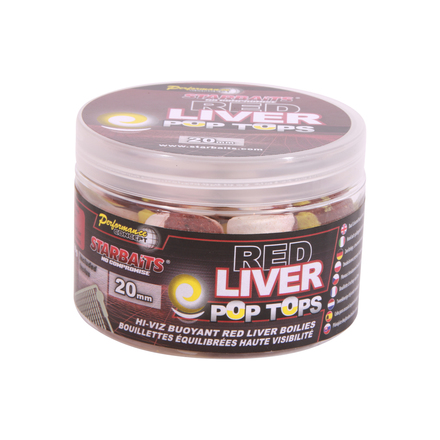 Starbaits Performance Concept Red Liver Pop Tops 20mm (60g)