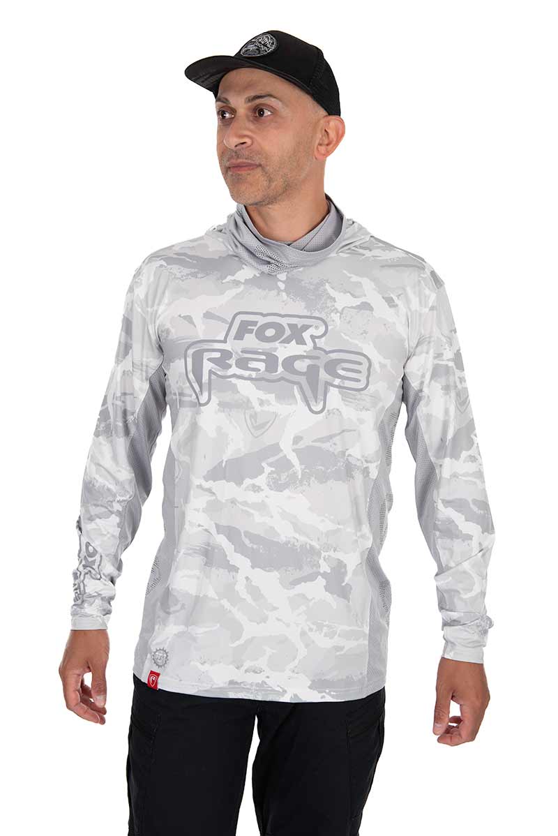 Fox Rage UV Hooded Light Cam Top Hoodie