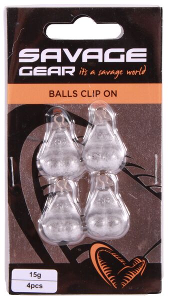 Savage Gear Balls Clip On 15gr (4 stuks)