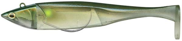 Illex Nitro Sprat Shad 120, Head + 2 Bodies - Clear Ayu