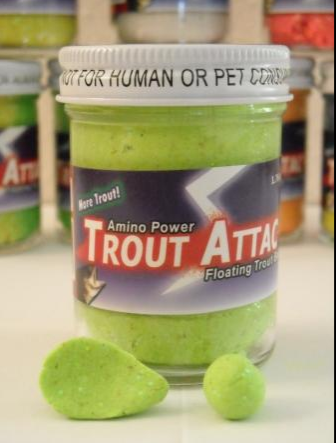 Top Secret Trout Attac Foreldeeg - Chartreuse