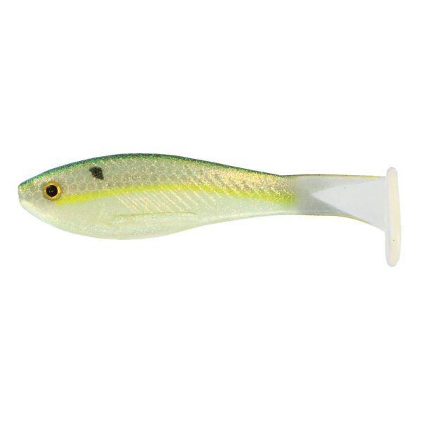 Big Bite Baits BB Kicker Shad 14cm | 5,25" (2pcs) - Chartreuse Shad