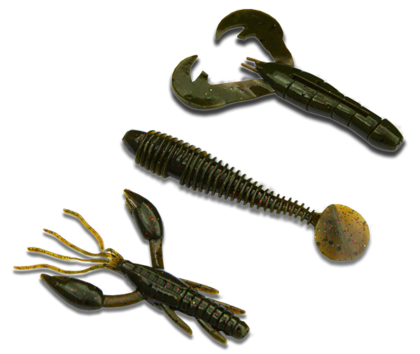 Big Perch Softbait Pack (51 stuks!) - Monkey War Party Pack 'Creature Baits' 3x3pcs