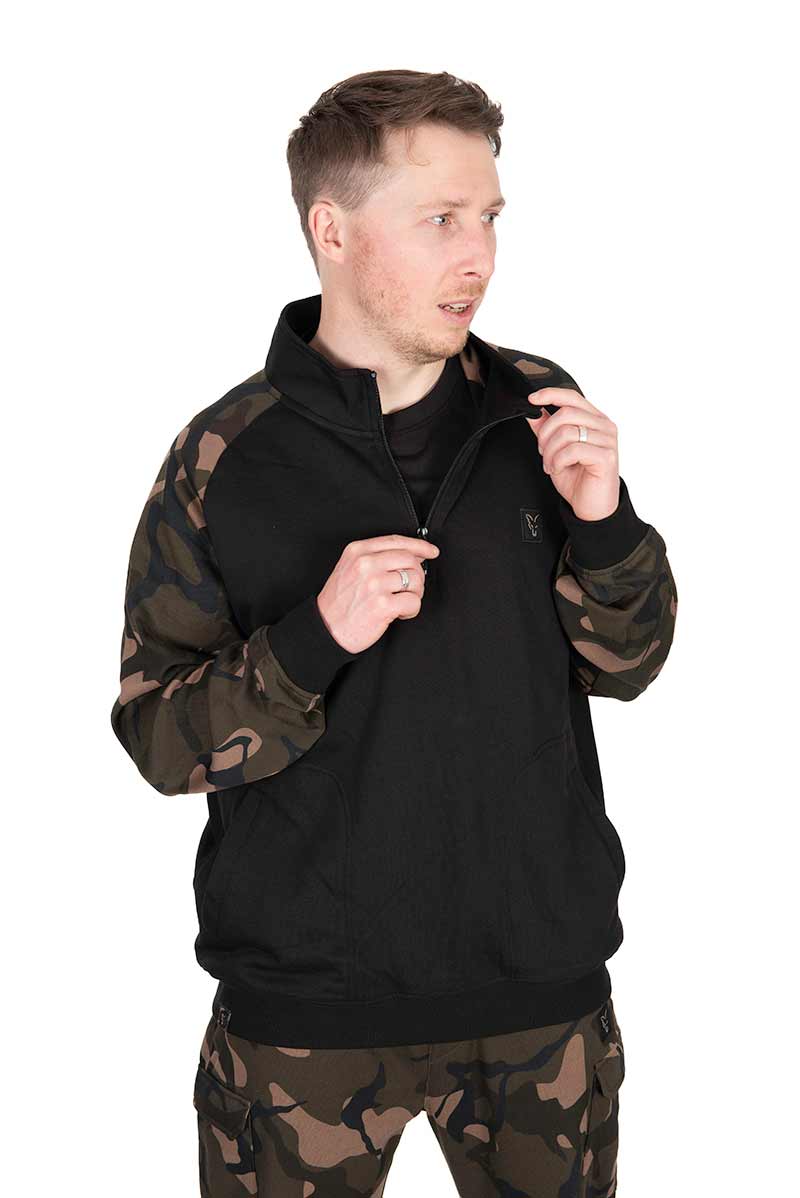 Fox LW Black/Camo QTR Zip Vistrui