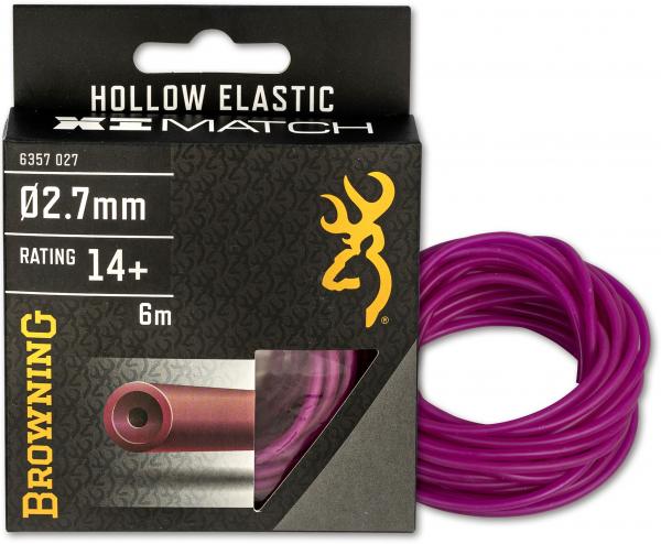 Browning Xi-Match Hollow Elastic (6m) - 2,7mm (Paars)