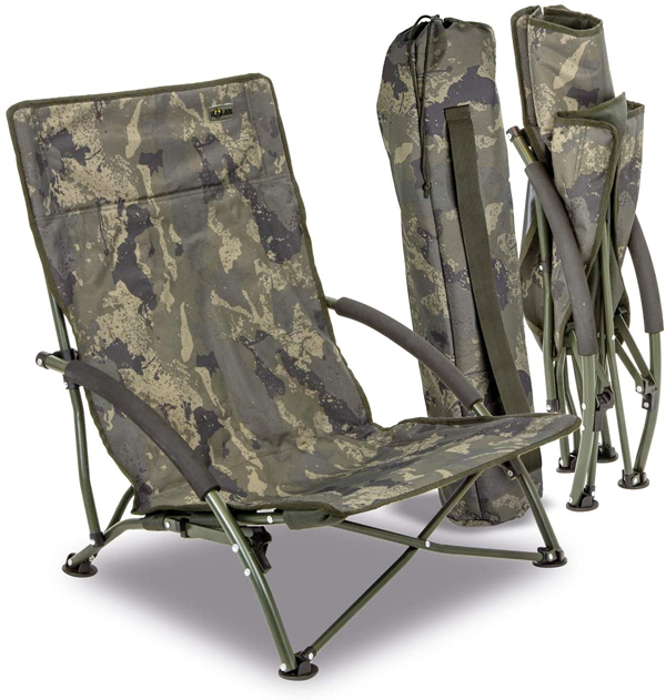 Solar Undercover Camo Foldable Easy Chair - Foldable Easy Chair Low