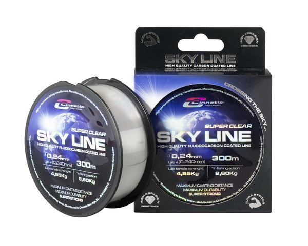 Cinnetic Skyline Clear Fluorocarbon (300m)