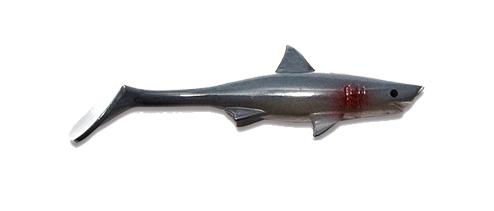 Shark Shad Lures Baby Shark 10cm (8 Stuks) - Great White