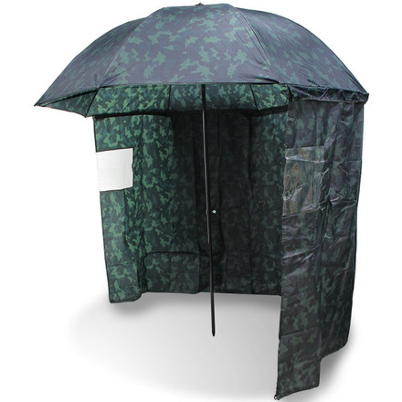 NGT 45'' Visparaplu met zijscherm Camouflage