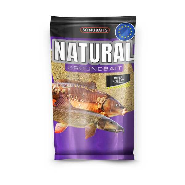 Sonubaits Natural River Cheesy Groundbait (1kg)