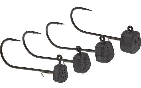 Westin Ned Jig Head Black Nickel Tungsten #3/0 (2 stuks)