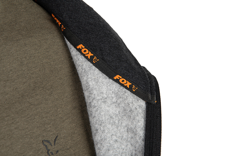 Fox Collection LW Hoody Black & Orange Vis Trui