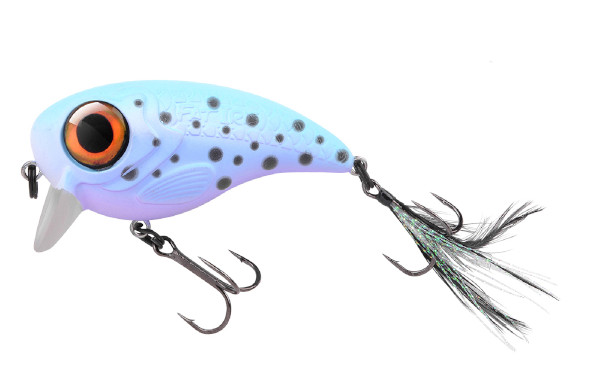 Spro Fat Iris 80 + Spro Stainless Wire Leaders - Pearl Trout
