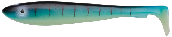 Svartzonker McRubber Shad 17 cm, 3 stuks - C13 - Glow Mackerel