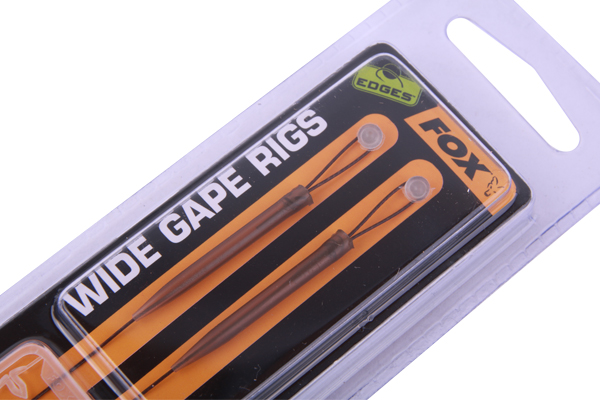 Fox Edges Armapoint Wide Gape Ready Rig + Ultimate Bait Bands - Brown