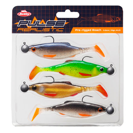 Berkley Pulse Realistic Roach Prerigged (4 stuks)