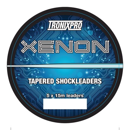 Tronixpro Xenon Tapered Leaders Clear 15m (5 stuks)