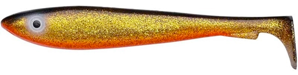 Svartzonker McRubber Shad 23cm, 2 stuks - C2 - Golden Shiner