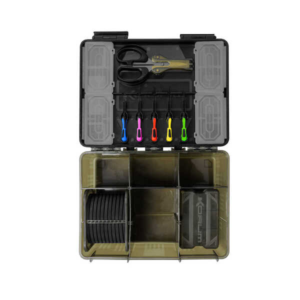 Korum Tackle Blox Fully Loaded Tacklebox (Inclusief 8 Items!)