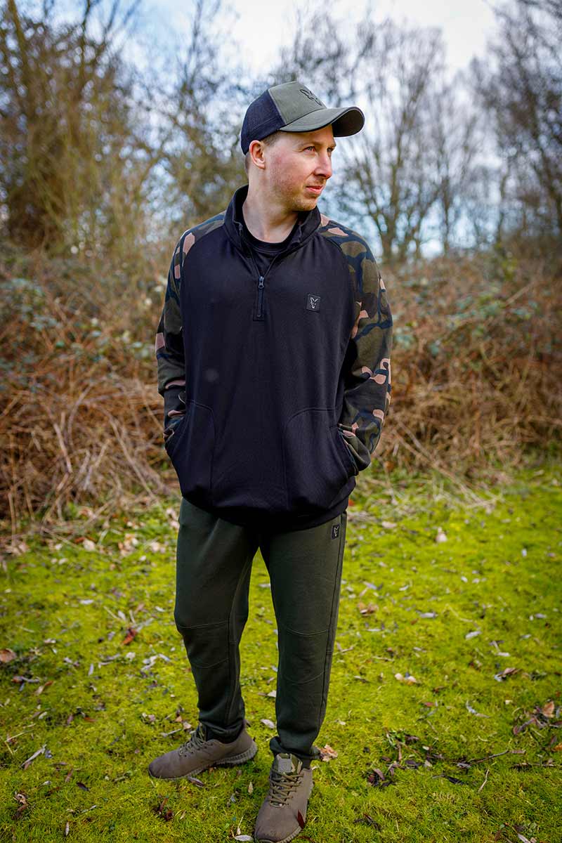 Fox LW Black/Camo QTR Zip Vistrui