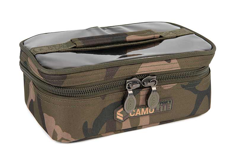 Fox Camolite 8 Pot Hookbait Case (Incl. 8 Potjes)