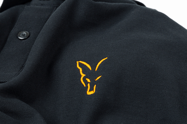 Fox Collection Black/Orange Polo Shirt