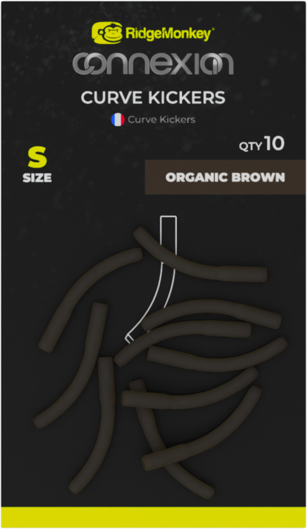 RidgeMonkey Connexion Curve Kickers - Curve Kickers S Organic Brown