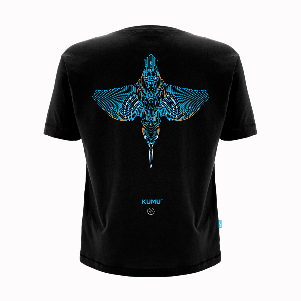 Kumu T Shirt Take Flight Kingfisher
