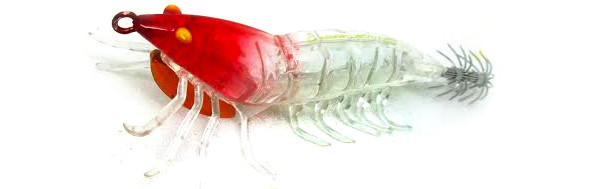 Savage Gear 3D Hybrid Shrimp Egi Jig - Red Head