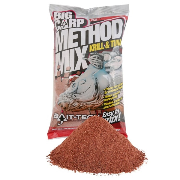 Bait-Tech Big Carp Method Mix Lokvoer (2kg) - Krill & Tuna