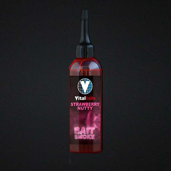 Vital Baits Bait Smoke Liquid (100ml) - Strawberry Nutty