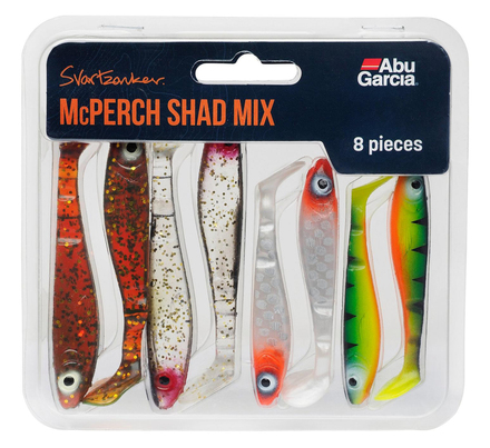 Abu Garcia Svartzonker McPerch Shad Mix (8 stuks)