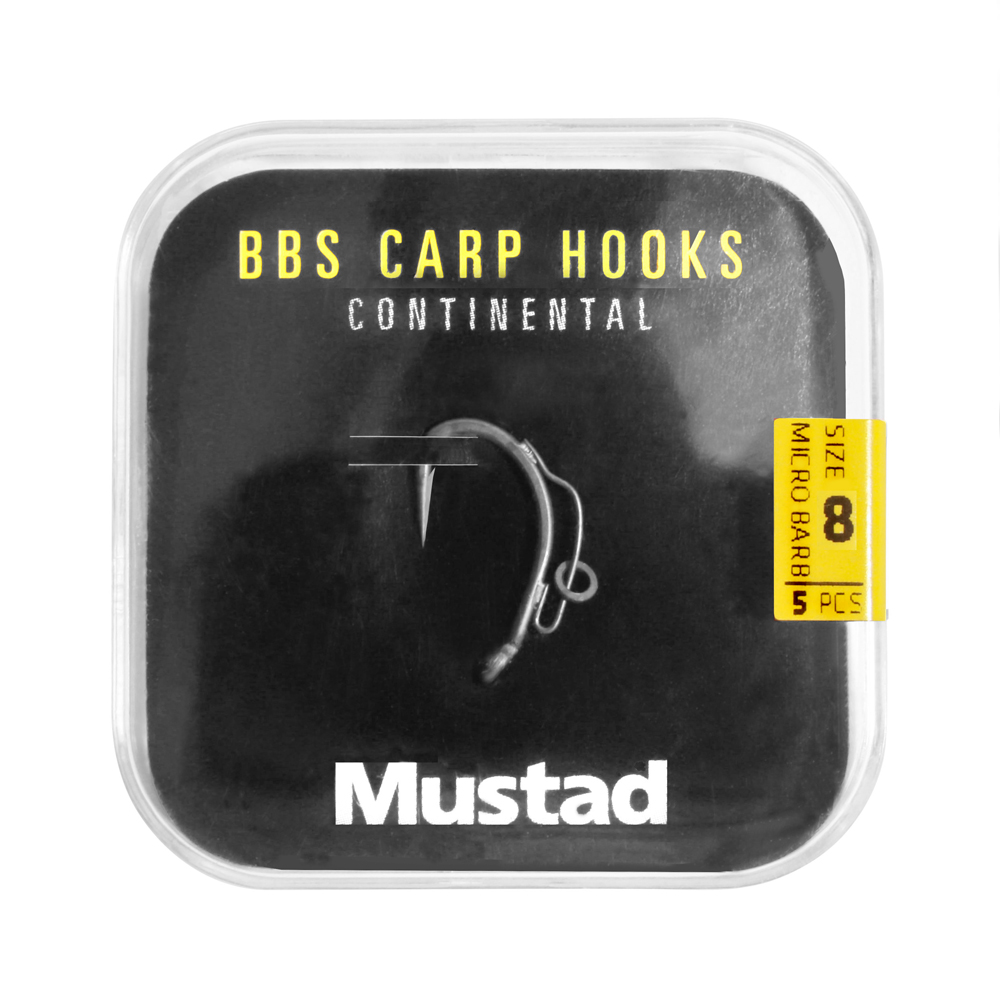 Mustad BBS 30 Carp Hooks Pack Karperhaken (6 packages + Multi Box)