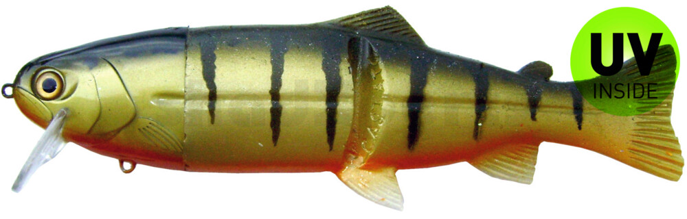 Castaic Real Bait Hard Head Floating (6"/15cm) Swimbait - Perch Orange