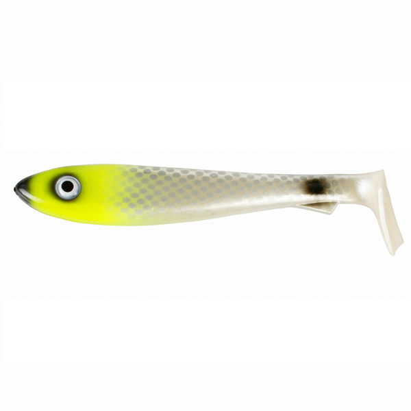 Svartzonker McRubber Shad 17 cm, 3 stuks - C25 - Lemon Head