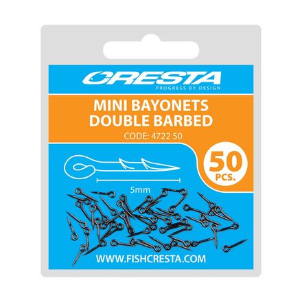 Cresta Mini Bayonets Double Barbed (50 Stuks)