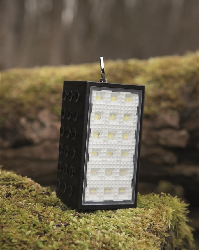 DÖRR Solar Powerbank with LED Light SL-10600 Black, oplaadbaar via USB of zonne-energie