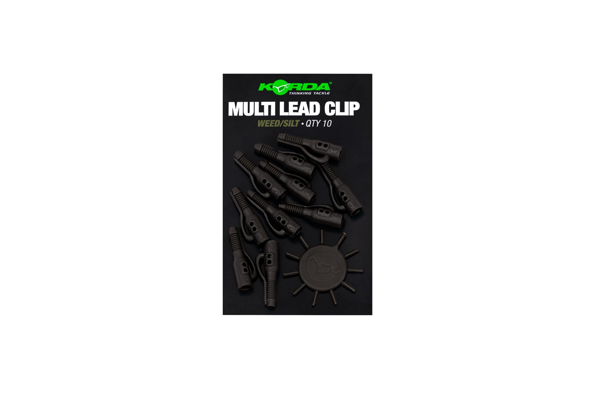Korda Lead Clip Pin (10 stuks) - Weed/Silt