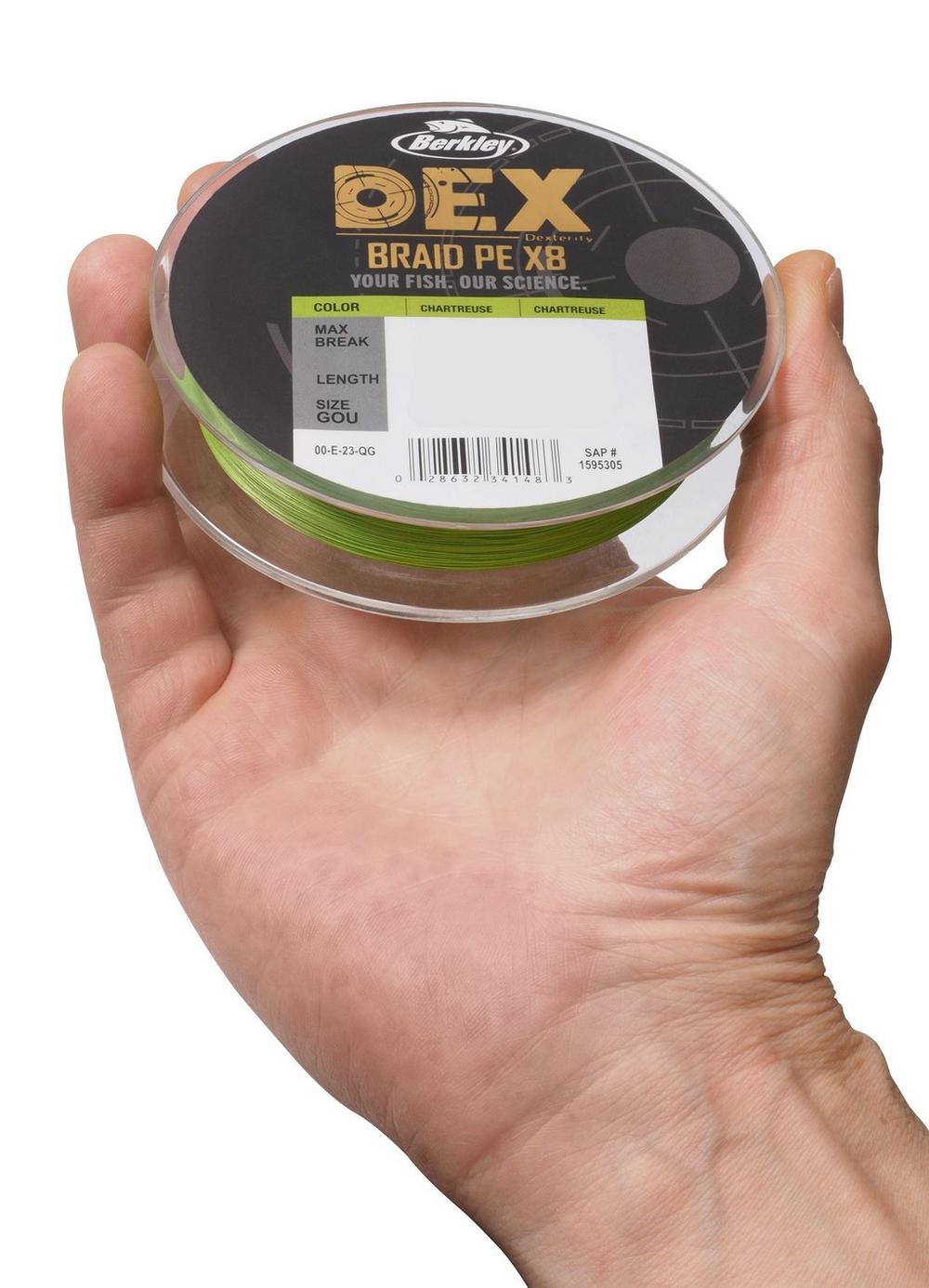 Berkley Dex X8 Pe Gevlochten Lijn Chartreuse (150m)