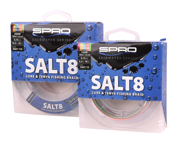 Spro Salt8 Multicolor Gevlochten Lijn 150m