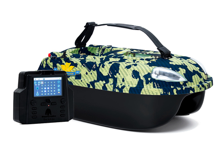 BearCreeks iPilot15 Voerboot Camo + GPS Autopilot