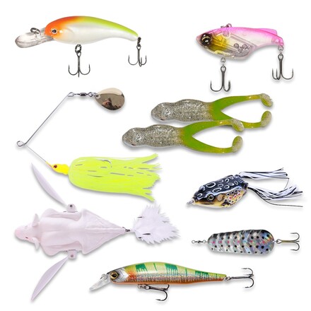 Spring Lure Pack Kunstaas Set (9pcs)