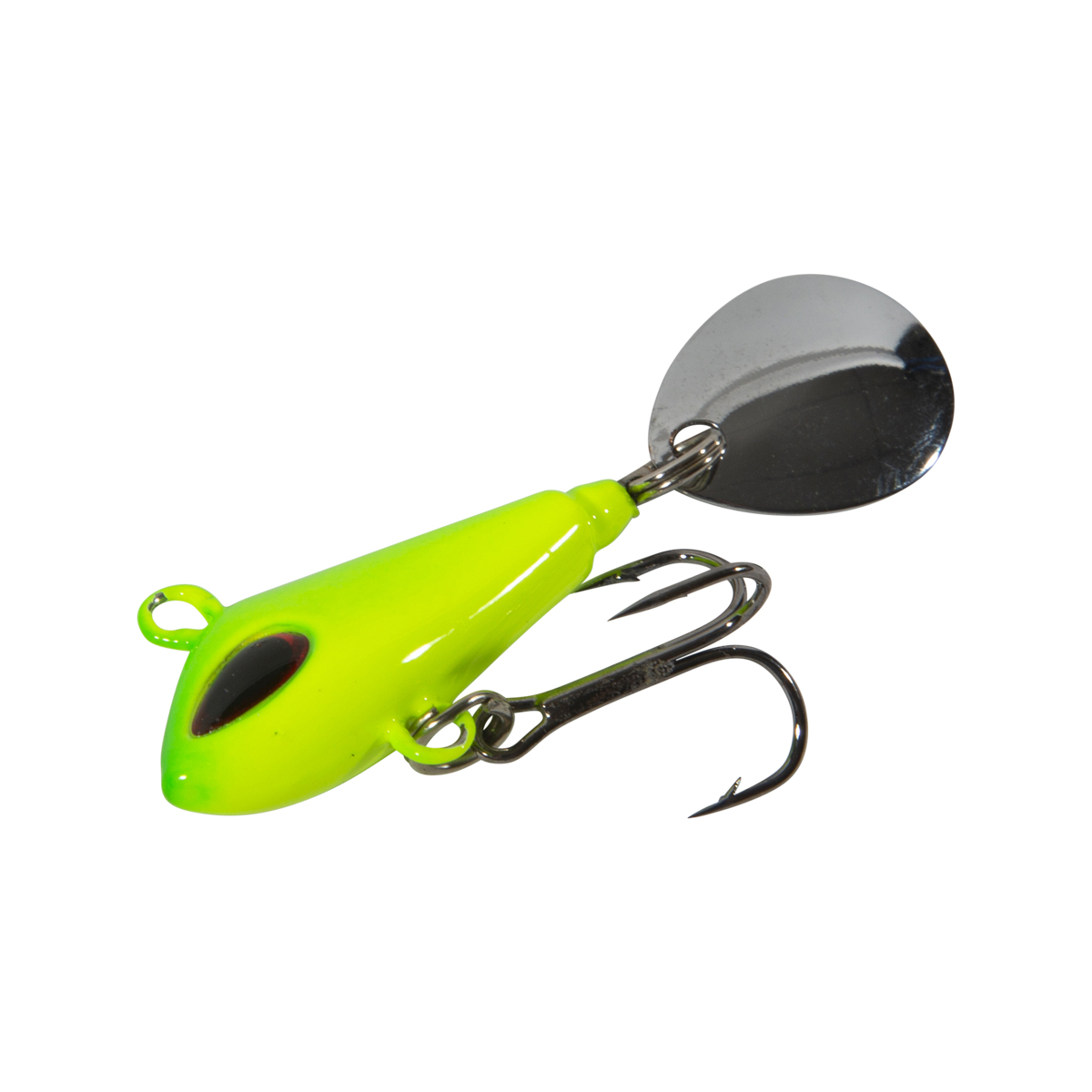 Fishing.Toys Virogo Lead Lure Spin Tail 3.3-4.0cm (12-23g) - Green/Fluo Yellow