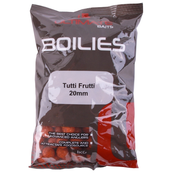 Carp Tacklebox, bomvol met top karpermateriaal! - Ultimate Baits Tutti Frutti 20mm 1kg